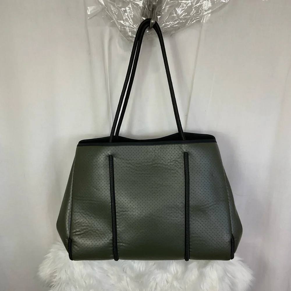 Haute Shore Women's Olive Green Greyson Envy Neoprene Tote Bag